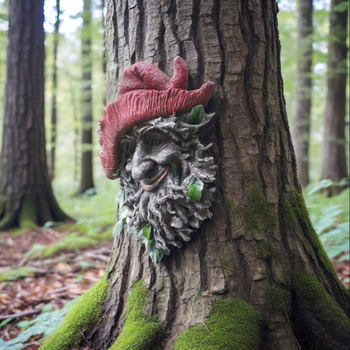 Vaigust valmistatud puuoksale riputatav ornament väljas aeda, kaasaegne minimalistlik stiil, mudel 1144