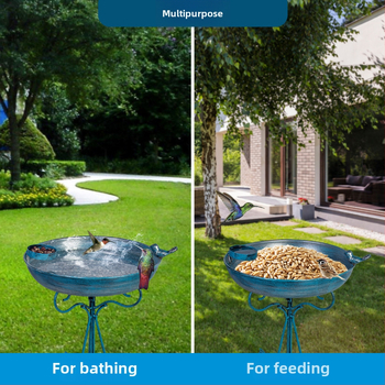 Vasest linnusöötja ja jootmiskauss aianduseks – raudkonstruktsioon, pool-käsitsi ja pool-mehaaniline valmistus, mudel Yf47050301