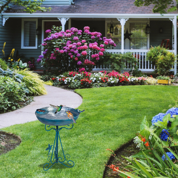 Vasest linnusöötja ja jootmiskauss aianduseks – raudkonstruktsioon, pool-käsitsi ja pool-mehaaniline valmistus, mudel Yf47050301