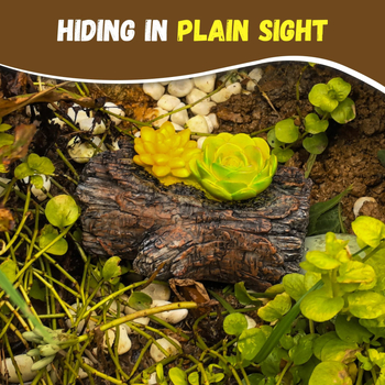 Võtmekarp puu tüve kujul, välistingimustes vastupidav, valmistatud vaigust, kaasaegne minimalistlik stiil