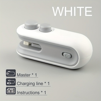 Snäkkide kotide kuumtihendusseade, USB-toide, 16W, 5V/1A, 58g, Plastikust korpus