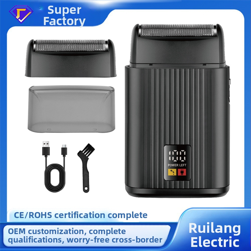 Elektriline habemenuga rekiprookne 1-peaga, nutikas digitaalne näidik, laetav, 60-minutiline aku tööaeg, pestav kogu keha jaoks