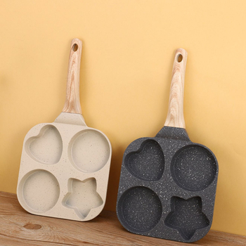 Omleti-pann meditsiinilise kiviga, mitte-kleepuv, topelt põhja, ühilduv kõigi pliitidega, kohandamine saadaval