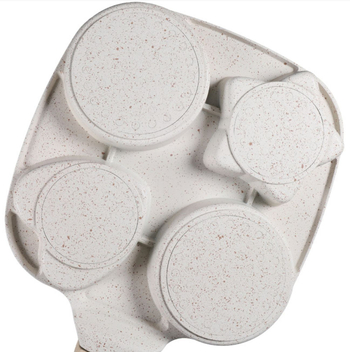 Omleti-pann meditsiinilise kiviga, mitte-kleepuv, topelt põhja, ühilduv kõigi pliitidega, kohandamine saadaval