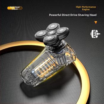 Meeste kiilaspäe raseerija — mitmekülgne hoolduskomplekt, veekindel, 9W mootor, TYPE-C laadimine, sisseehitatud aku, kogu kehale