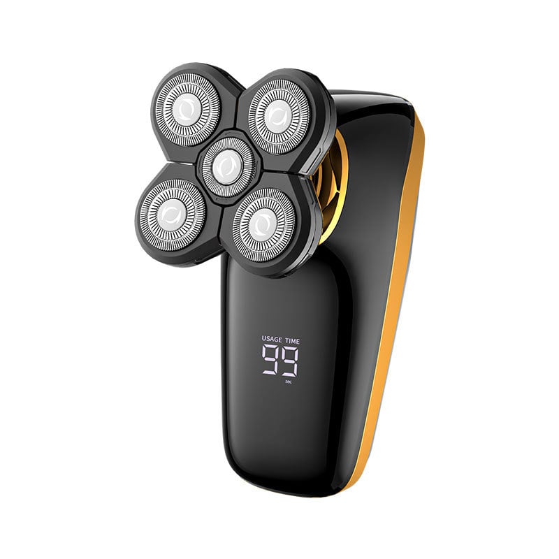 Meeste kiilaspäe raseerija — mitmekülgne hoolduskomplekt, veekindel, 9W mootor, TYPE-C laadimine, sisseehitatud aku, kogu kehale