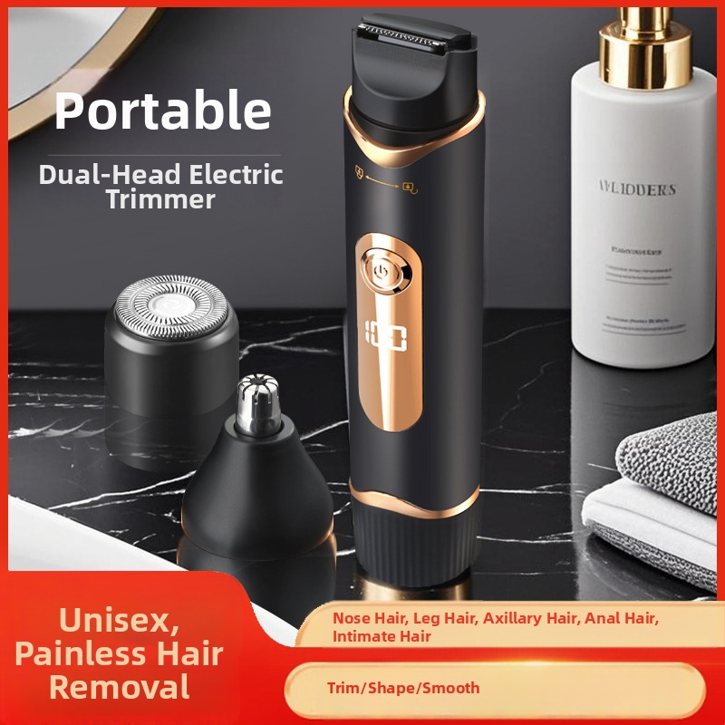 Elektriline habemen ja kogu keha karvade eemaldamise seade – YY-211, ABS-korpus, USB-toide, roostevabast terasest terapea, kogu keha karvade eemaldamine