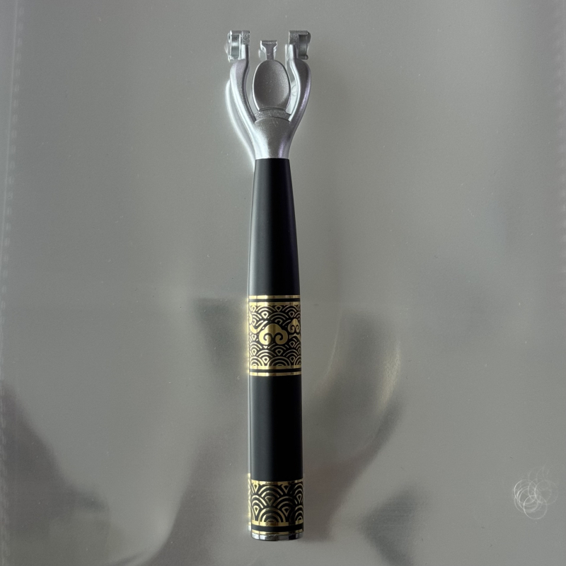 Meeste manuaalne habemenuga komplekt 6-kihilise teradega, vahetatavate teradega, libisemisvastane käepide, pilve muster