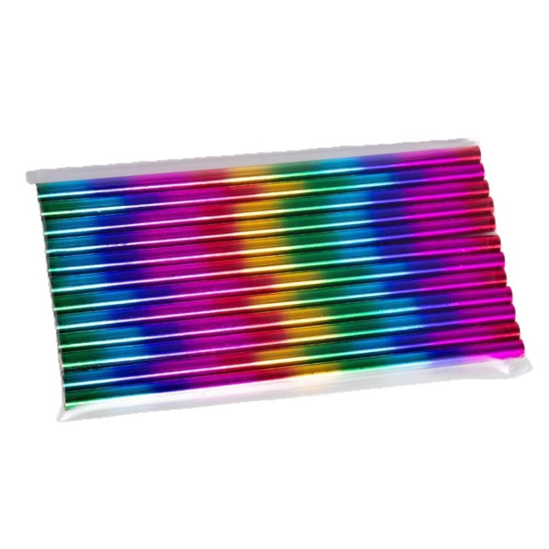 Värvilised pliiatsid puidust korpusega; Nelja värvi Rainbow komplekt; Materjal: esmaklassiline pehme puit; Korpus: puidust; Liikuv: Ei