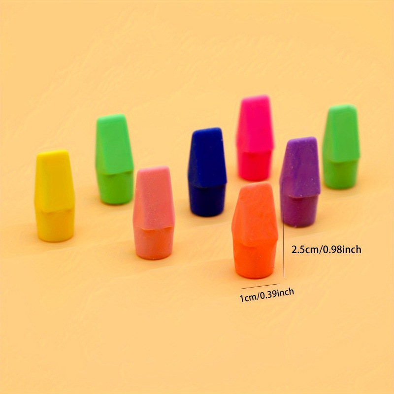 Kustutid pliiatsitele, 50 tk, erksad värvilised kustutid (Bränd: Other; Toote nr: jd601100224961860; Kingitus: Ei; IP-litsents: Ei)