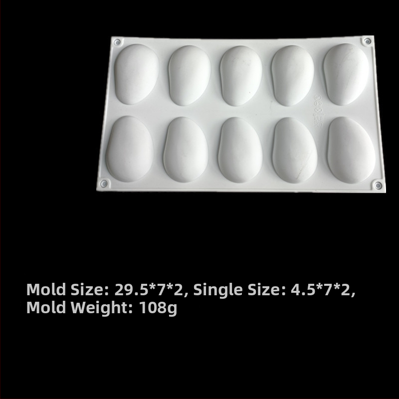 Silikoonist kookvorm ebakorrapärase kujuga, kaasaegne minimalistlik stiil, välja antud 2024