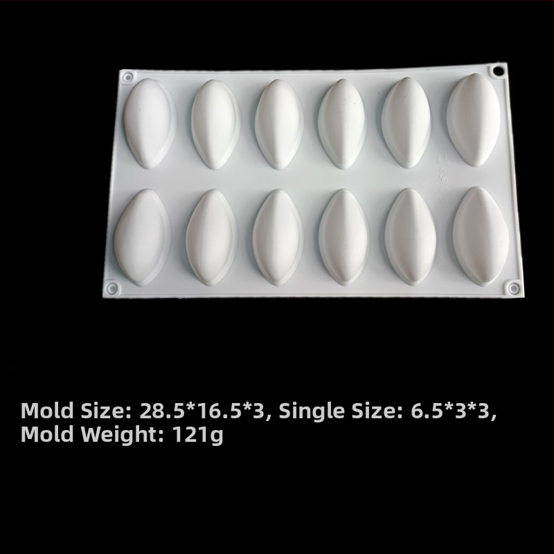 Silikoonist kookvorm ebakorrapärase kujuga, kaasaegne minimalistlik stiil, välja antud 2024