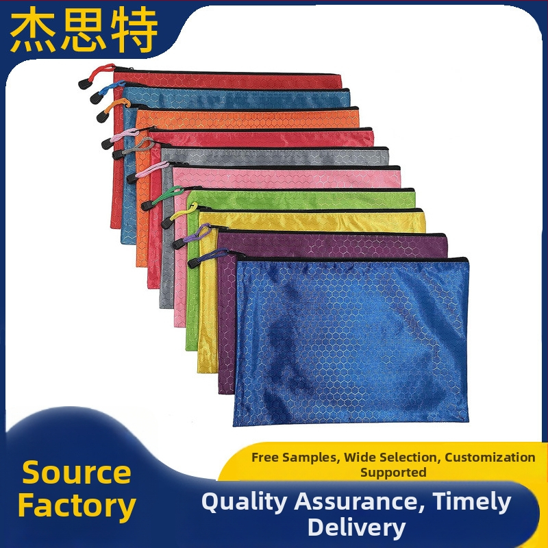 Veekindel dokumendikott õmblukuga Oxfordi materjalist, A4 ühilduv, logo trükkimine saadaval, kohandatav