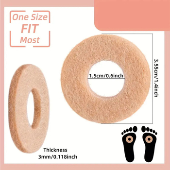 Fellist jalatallapalast – valu leevendamine, kulumiskaitse, nähtamatu kaitseplaat – kannapõlva Wake Up Feet