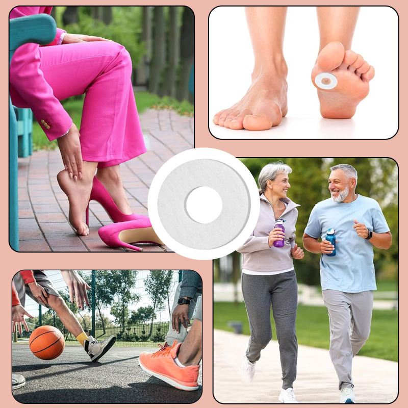 Fellist jalatallapalast – valu leevendamine, kulumiskaitse, nähtamatu kaitseplaat – kannapõlva Wake Up Feet