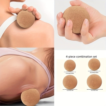 Korkmassaažikepp – pehme puidust kork, SKU laz601099603691202