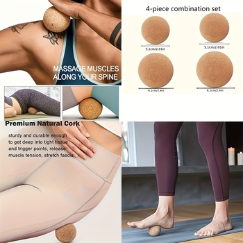 Korkmassaažikepp – pehme puidust kork, SKU laz601099603691202