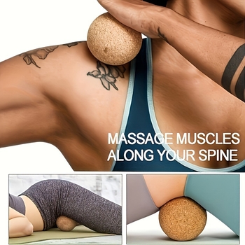 Korkmassaažikepp – pehme puidust kork, SKU laz601099603691202