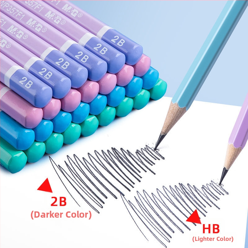 Morning Light M&G HB pieštukas, medinis korpusas, vaikams 1–2 klasei