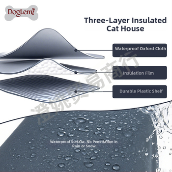 Poolsuletud lemmikloomade pesa kassidele ja koertele, talvise soe, eemaldatav reisikast, polüester + PP