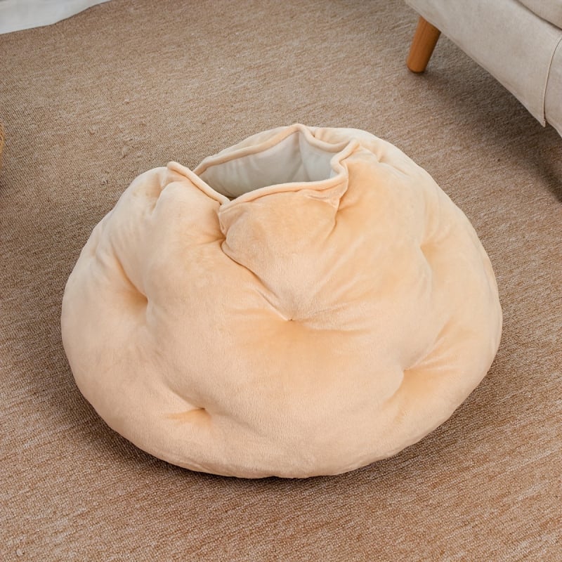 Kõikide aastaaegade lemmikloomade pesa — osaliselt suletud koera voodi, kangas, kaubamärk Blue Ribbon