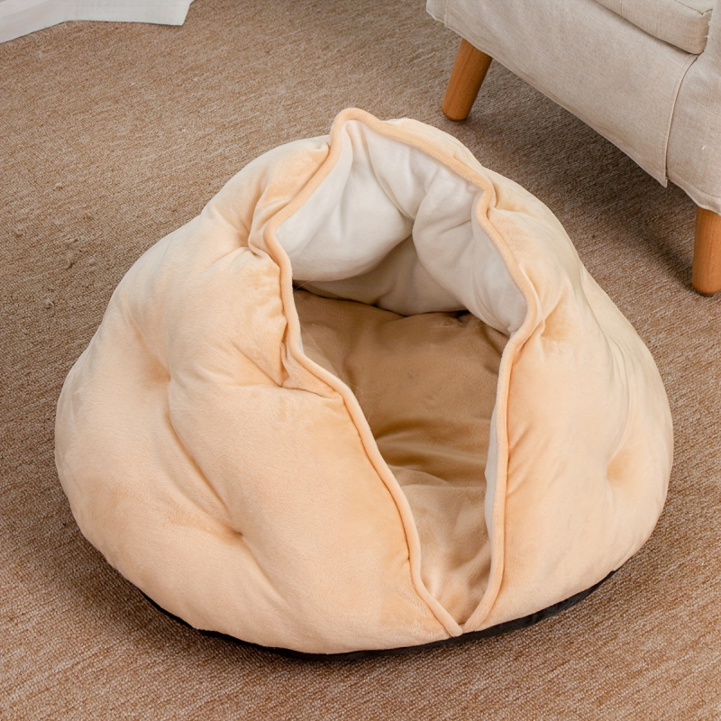 Kõikide aastaaegade lemmikloomade pesa — osaliselt suletud koera voodi, kangas, kaubamärk Blue Ribbon