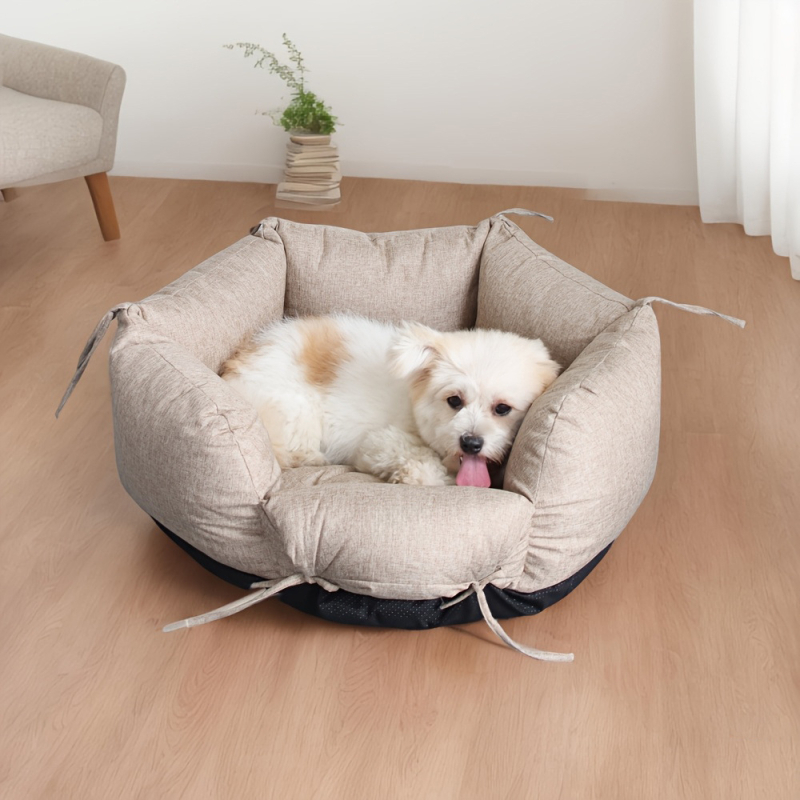 Heksagonaalne koera pesake sügis-talv – soe lemmiklooma pesa, nelietot universaalne koera pesake; Materjal: Kangas; Toote kategooria: Lemmikloomade pesad; Artikli number: 2025-08-07-2; Sobib: Koer