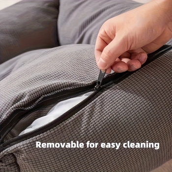 Corduroy koeramaja eemaldatava pestava kattega, talvise soe, kõikide aastaaegade varjupaik