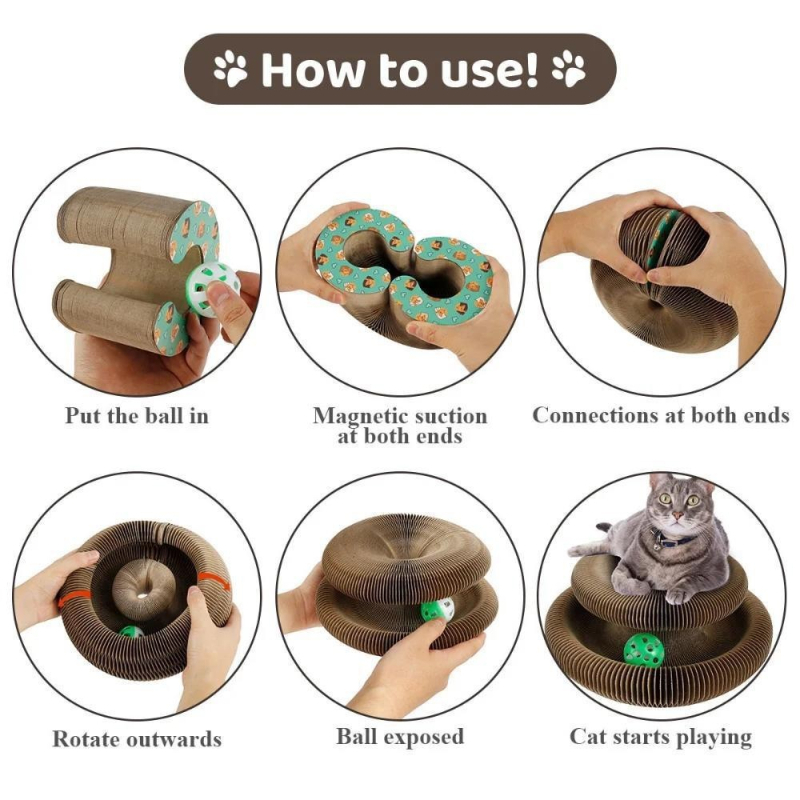 Kassi kriimustusalus kellaga, gofreeritud kartongist, karikatuuristiil, 36 tk karbis