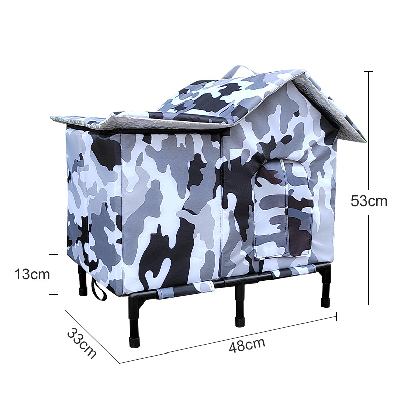 Väliskasside maja • veekindel • nelja aastaaja disain • pestav • kassidele