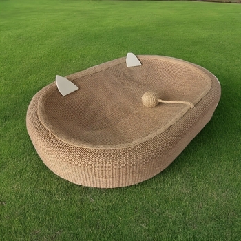 Koera voodi raudtraadist raamiga, ovaalne kuju, mudel jd601099774031212