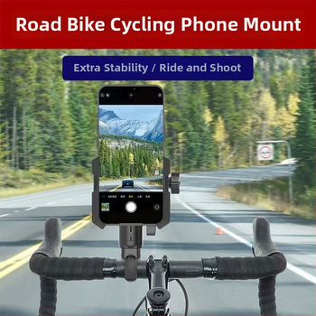 Jalgratta telefonihoidja koos navigatsiooniploki ja kaamera kinnitusega juhtraual — Bohoda plastikust, 3C sertifikaat 2022152202040936, kohandatav