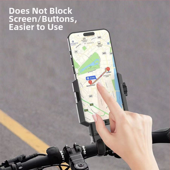 Jalgratta telefonihoidja koos navigatsiooniploki ja kaamera kinnitusega juhtraual — Bohoda plastikust, 3C sertifikaat 2022152202040936, kohandatav