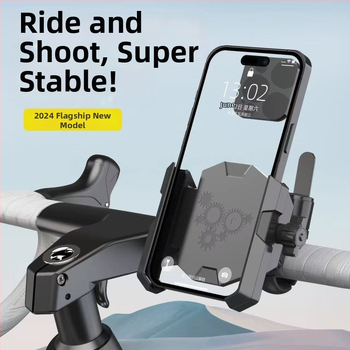 Jalgratta telefonihoidja koos navigatsiooniploki ja kaamera kinnitusega juhtraual — Bohoda plastikust, 3C sertifikaat 2022152202040936, kohandatav