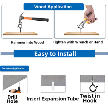 Metallist seina konks Q-tüüpi vedru, maalitud pind, kaasaegne minimalistlik stiil