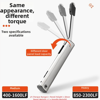 Kapi ukse hüdrauliline varras flip-up uste jaoks, mudel G68, külmvaltsitud terasest, kaasaegne minimalistlik stiil