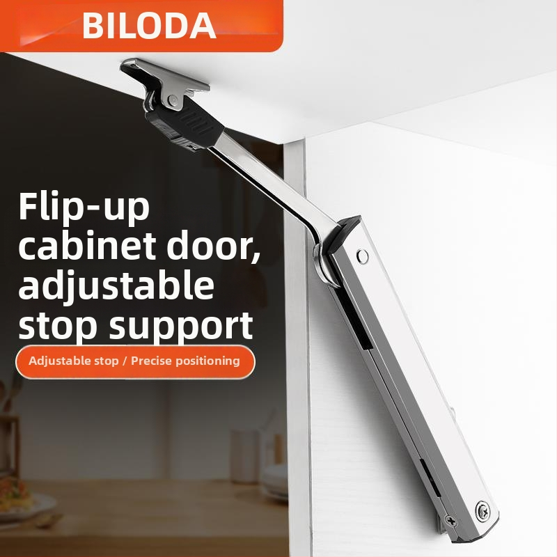 Kapi ukse hüdrauliline varras flip-up uste jaoks, mudel G68, külmvaltsitud terasest, kaasaegne minimalistlik stiil