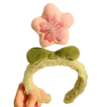 Plush lille juuksepael – armas, mitte libisev, käsitöö, Korea stiilis, naistele (Materjal: plüüs; Töötlemine: käsitöö; Stiil: korea stiilis; Kategooria: juukse aksessuaarid)