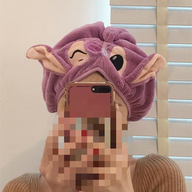 Mikrofiberist juuksekaitsekapu, paksendatud, kiirekuiv turbaan naistele (60 kiudu; 200 g+)