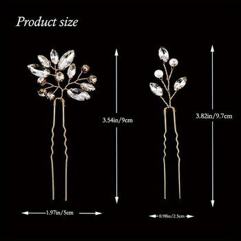 Clipuri de păr pentru nuntă – accesorii metalice decorative pentru copii (vara 2021)