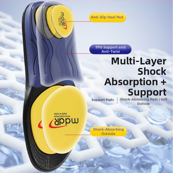 Spordijalatsite arka toega sisetald – vastupidav pöörlemisele, kõrge elastne löökide neeldumine, hingav ja niiskust imav (Mudel 5200, täis sisetald)