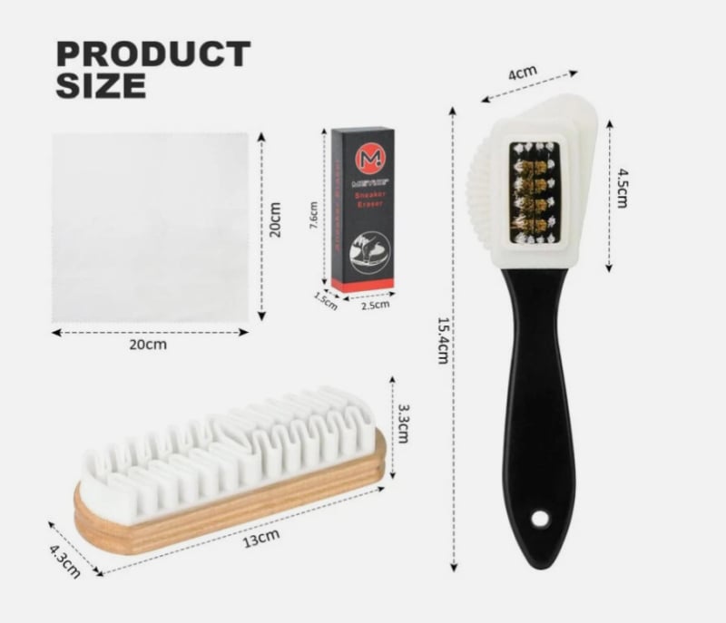 Jalanõude hoolduse pintsel, 100 tk, Kaasaegne minimalistlik stiil, Materjal: Muu