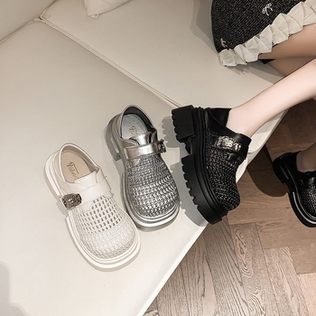 Casual Mary Jane naiste kingad, PU kunstnahast pealiskate, vahtkummist tald, riidepaeltega kinnituvus, rocking tallad, keskmine avaus 7-11 cm