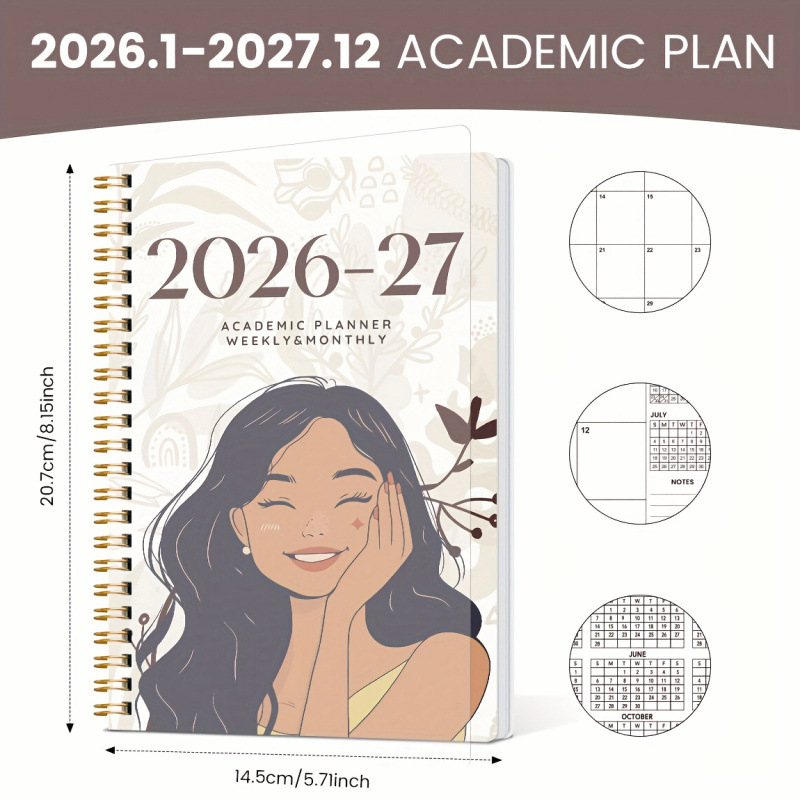 2026. aasta nädalaplaanija, mudel U263, tootenumber jd601100868570085; kohandamine: Jah; materjalid: kraftpaber, habras paber, PVC kleebis, peegelkleebis, muu; piiriülese eksportkandja eksklusiivne tarnija: Jah