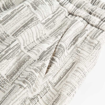 Meeste igapäevased püksid sirge lõikega, elastne vöökoht, tõmblukk, triibuline kangas, puuvillasegu