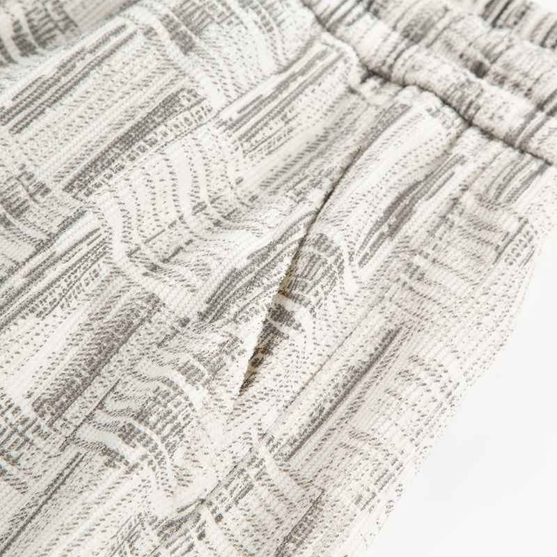 Meeste igapäevased püksid sirge lõikega, elastne vöökoht, tõmblukk, triibuline kangas, puuvillasegu