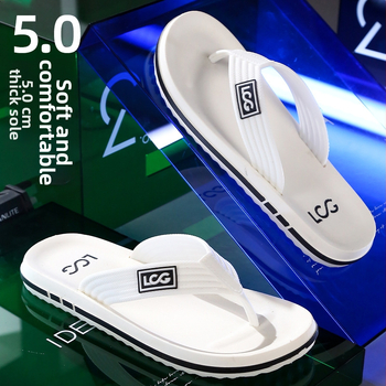 Unisex PVC flip-flopid injektsioonvormitud tallaga, slip-on, nooruslik stiil