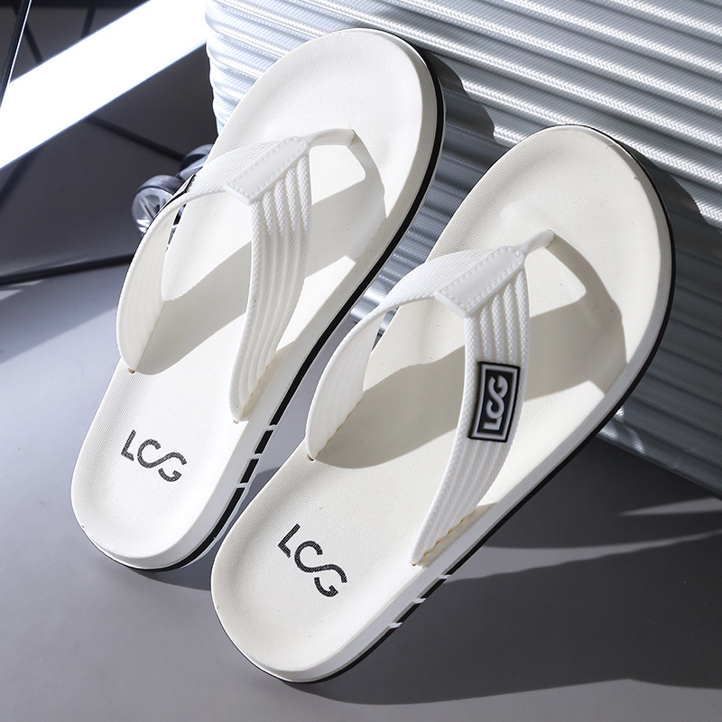 Unisex PVC flip-flopid injektsioonvormitud tallaga, slip-on, nooruslik stiil