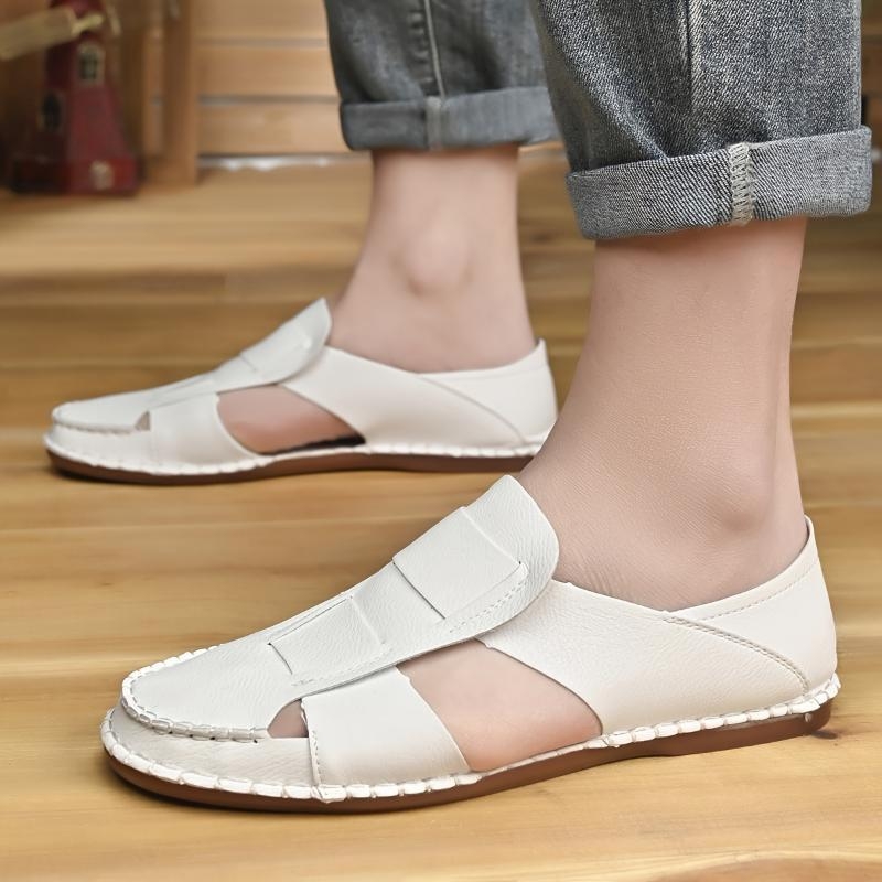 Varvaskaitsega jalatsid – sportlik stiil, ülemine osa Xishi Velvet, kanepist köidetud tald, lame tallaga, 0–3 cm