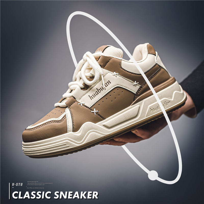 Meeste board kingad – ümmarguse ninaga, kunst PU pealmine kiht, keskmise kõrgusega konts 3–5 cm, kummist talla, EVA sisetald